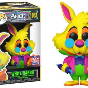 Alice in Wonderland 70th POP! Disney Vinyl Figure White Rabbit (Blacklight) (2021 Summer Con) 9 cm