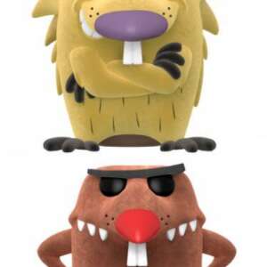 Angry Beavers POP! Animation Vinyl Figures 2-Pack Flocked Norbert and Daggett 9 cm