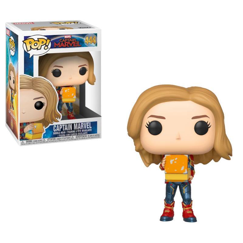 Captain Marvel POP! Marvel Vinyl Figure Captain Marvel with Lunch Box 9 cm