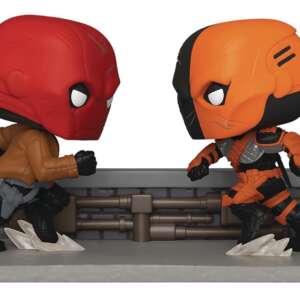 DC Comic Moment POP! Heroes Vinyl Figures Red Hood vs Deathstroke 9 cm