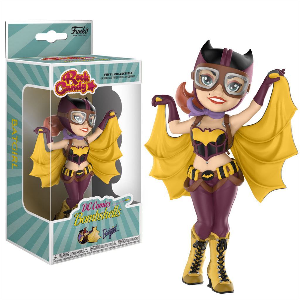 DC Comics Bombshells Rock Candy Vinyl Figure Batgirl 13 cm