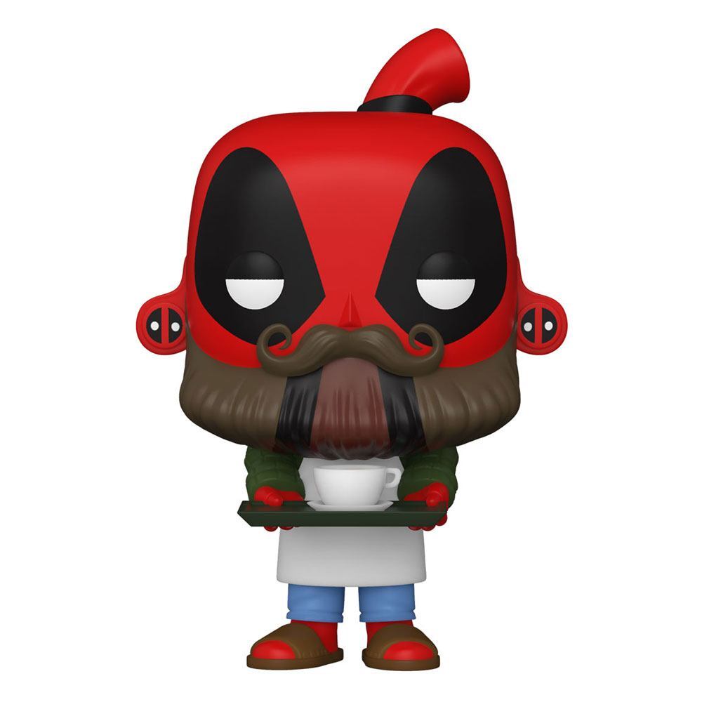 Deadpool 30th POP! Marvel Vinyl Figure Barista Deadpool 9 cm