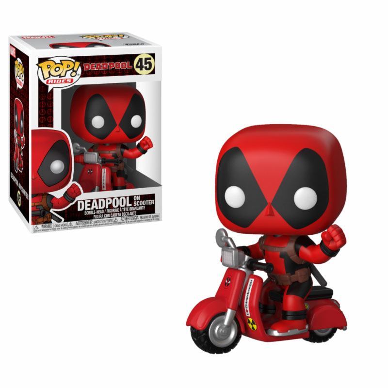Deadpool POP! Rides Vinyl Figure Deadpool & Scooter 9 cm