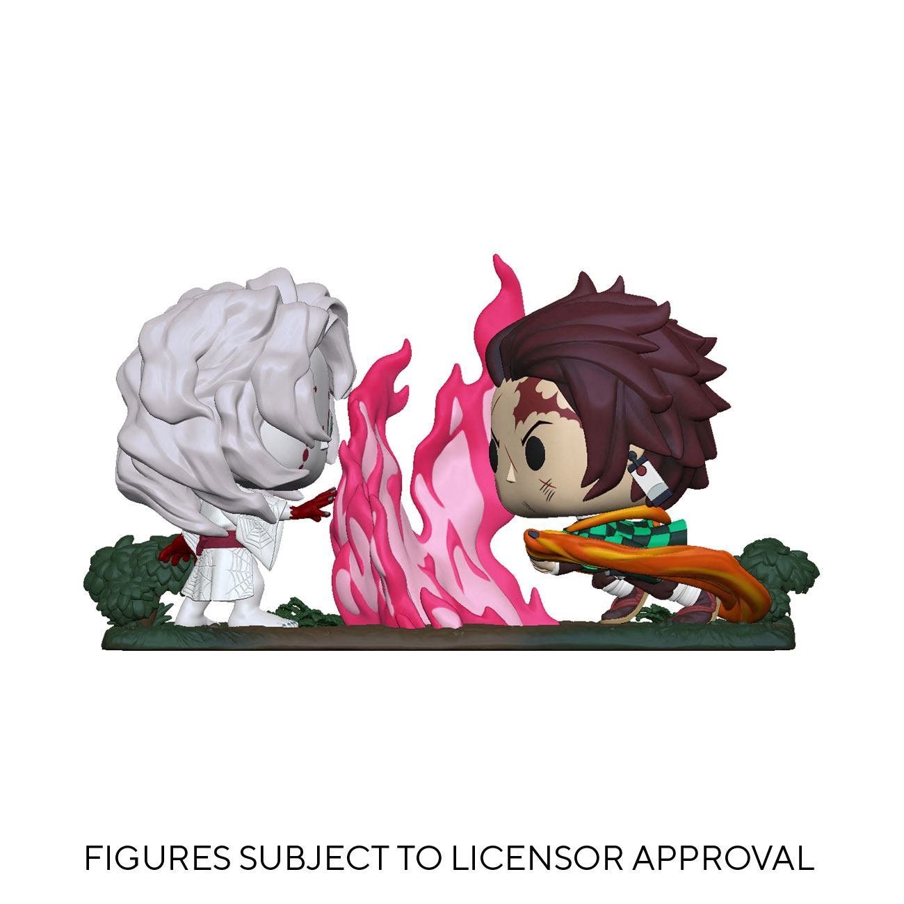 Demon Slayer POP! Animation Moment Vinyl Figure Tanjiro vs Rui 9 cm