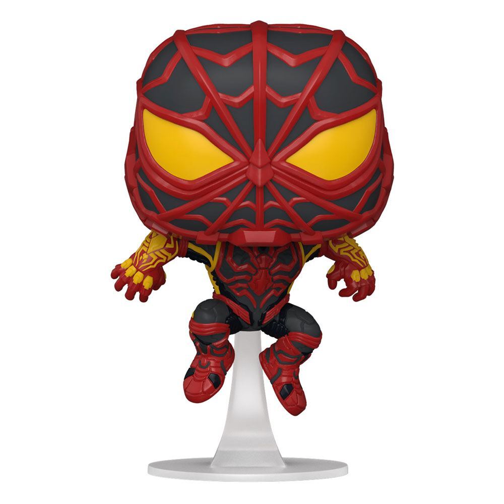 Spider-man POP! Marvel Vinyl Figure Miles Morales (S.T.R.I.K.E. Suit) 9 cm