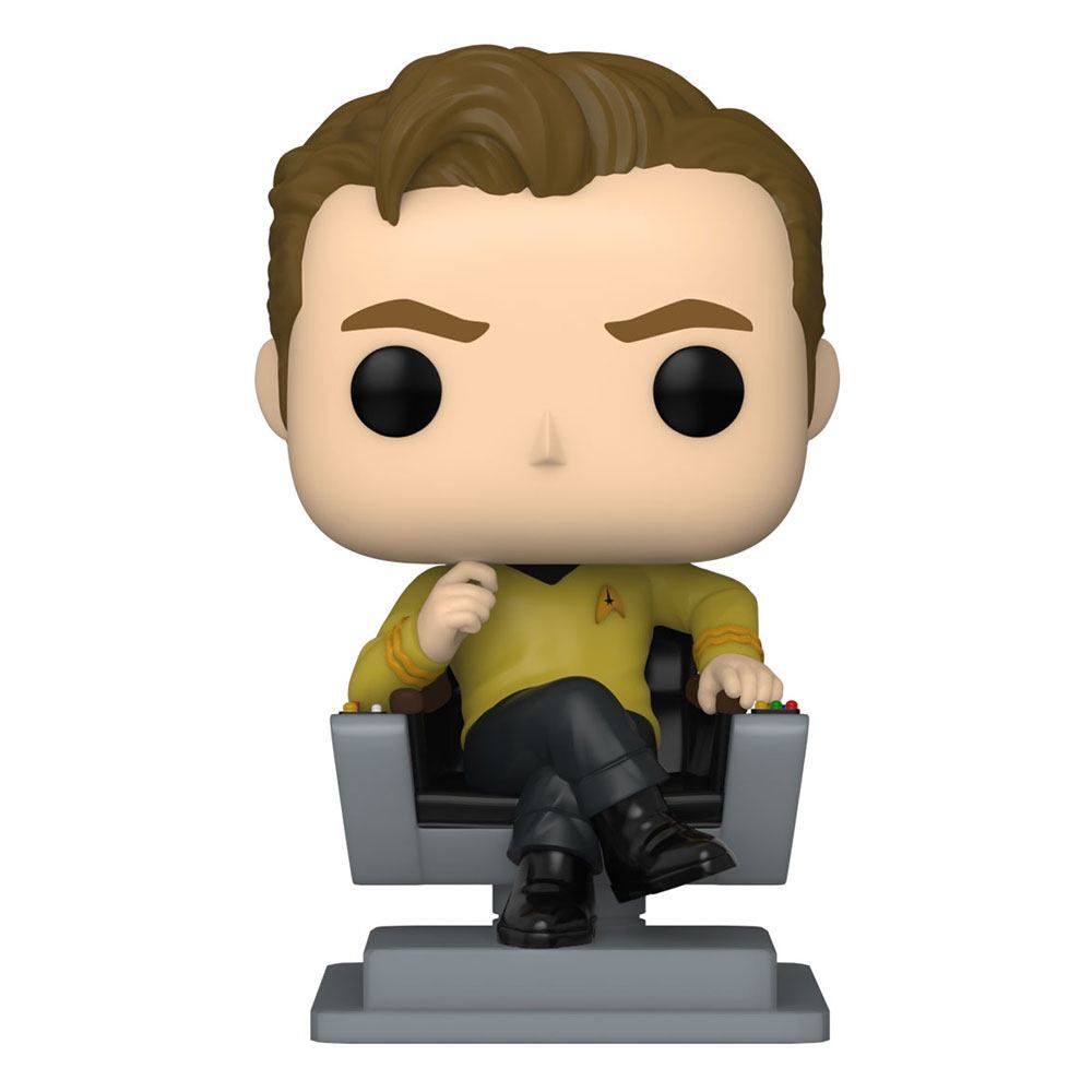 Star Trek: The Original Series POP! Television Vinyl Figure Captain Kirk in Chair 9 cm