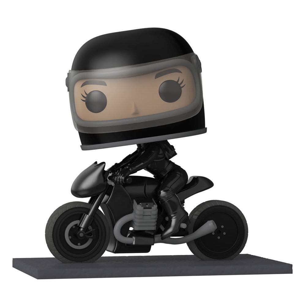 The Batman POP! Rides Vinyl Figure Selina Kyle on Motorcycle 9 cm