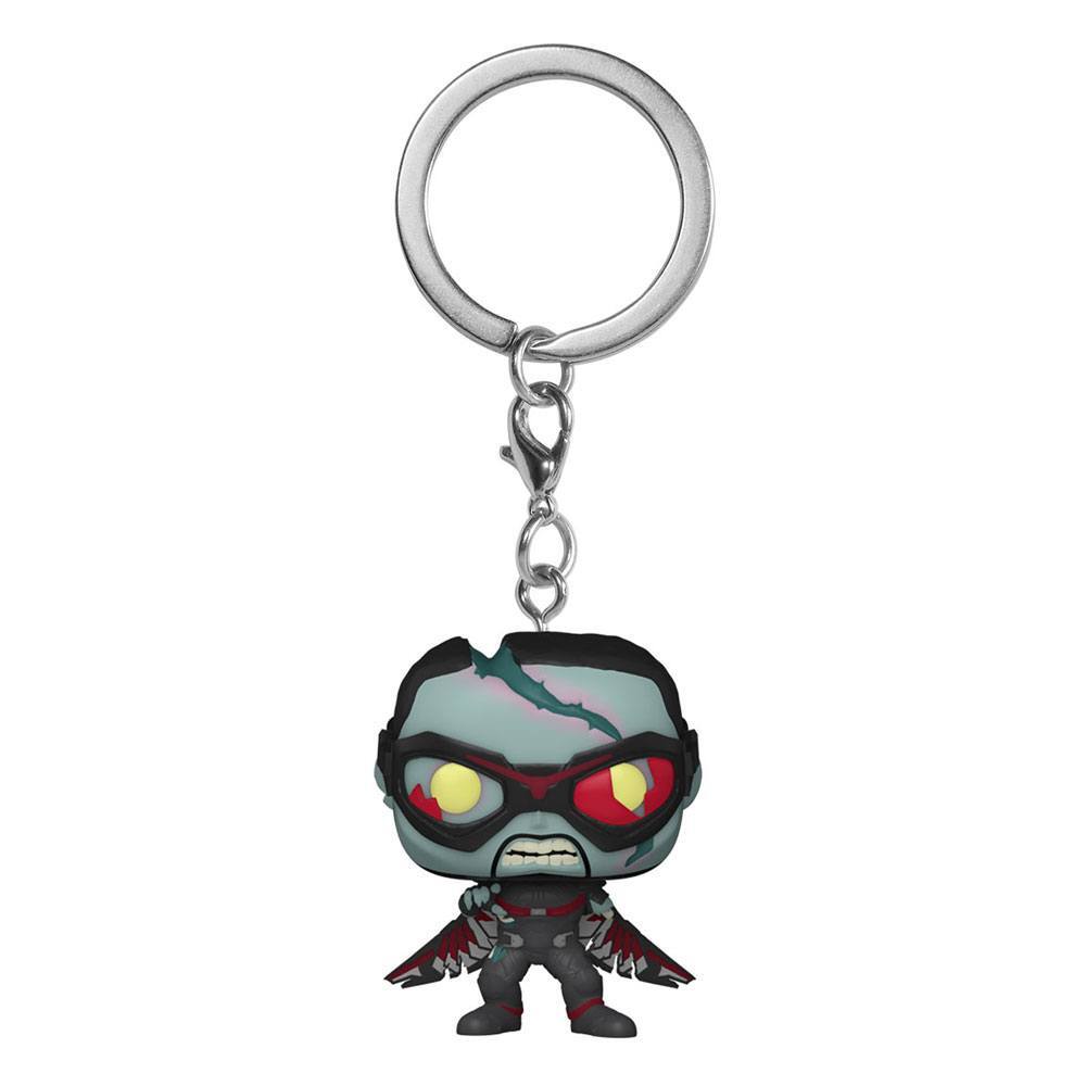 What If...? Pocket POP! Marvel Vinyl Figure Keychain Zombie Falcon 4 cm
