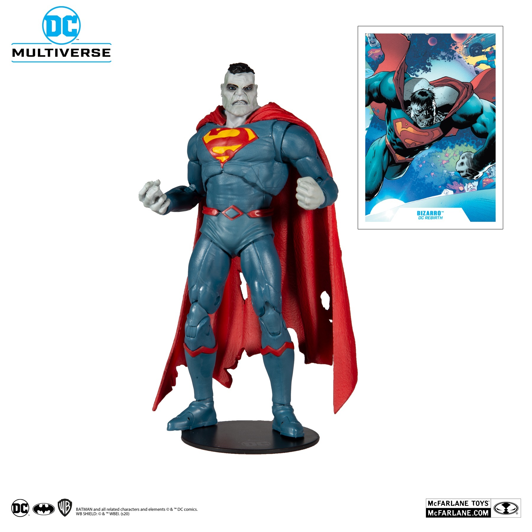 DC Multiverse Action Figure Bizarro: Rebirth 18 cm