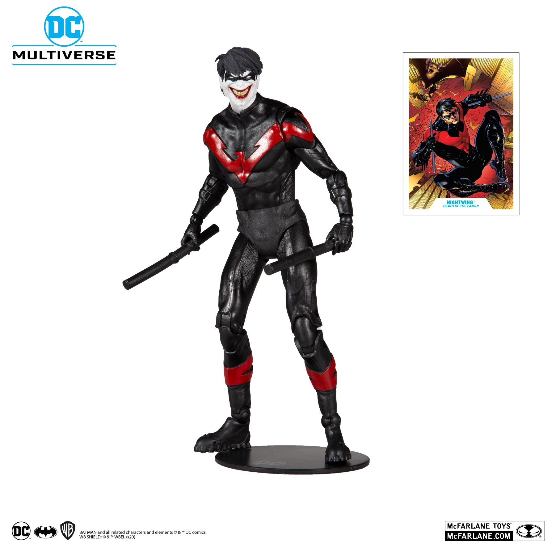 DC Multiverse Action Figure Nightwing Joker (Death of the Family) 18 cm