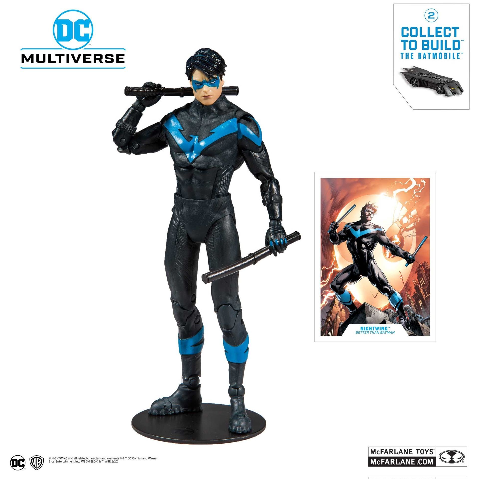 DC Multiverse Action Figure: Nightwing 18 cm