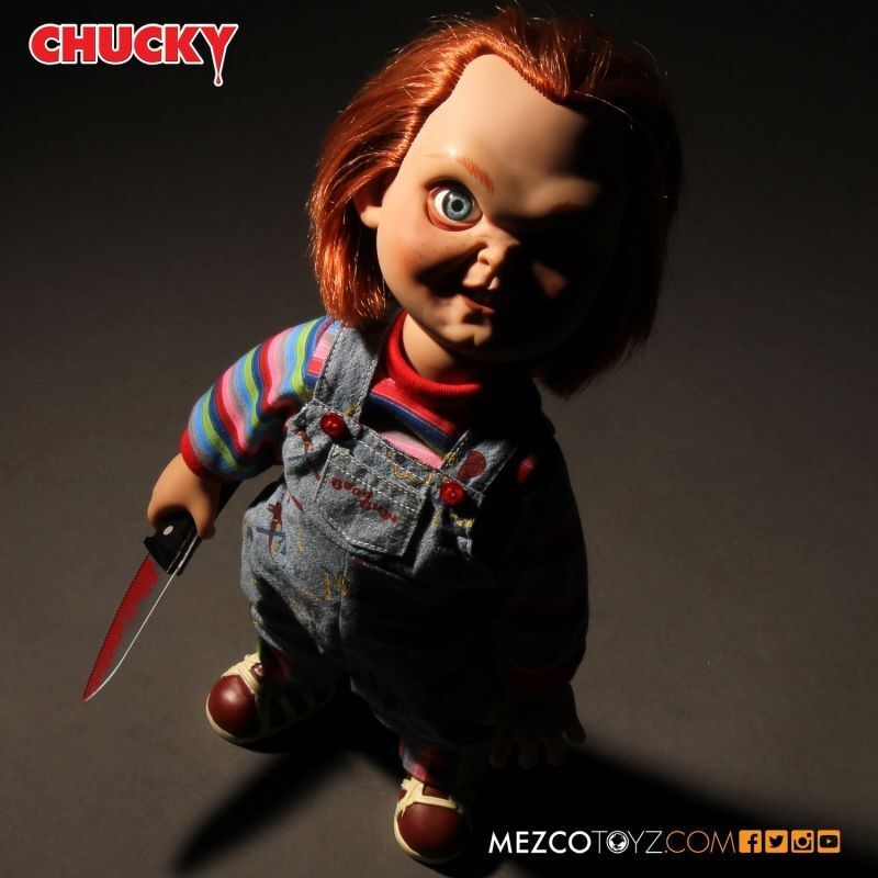 Childs Play MDS Scale Talking Sneering Chucky 38 cm
