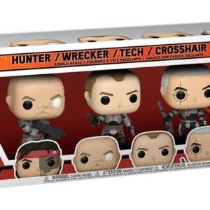 The Bad Batch POP! Star Wars Vinyl Figure 5-Pack (Unmasked) 9 cm