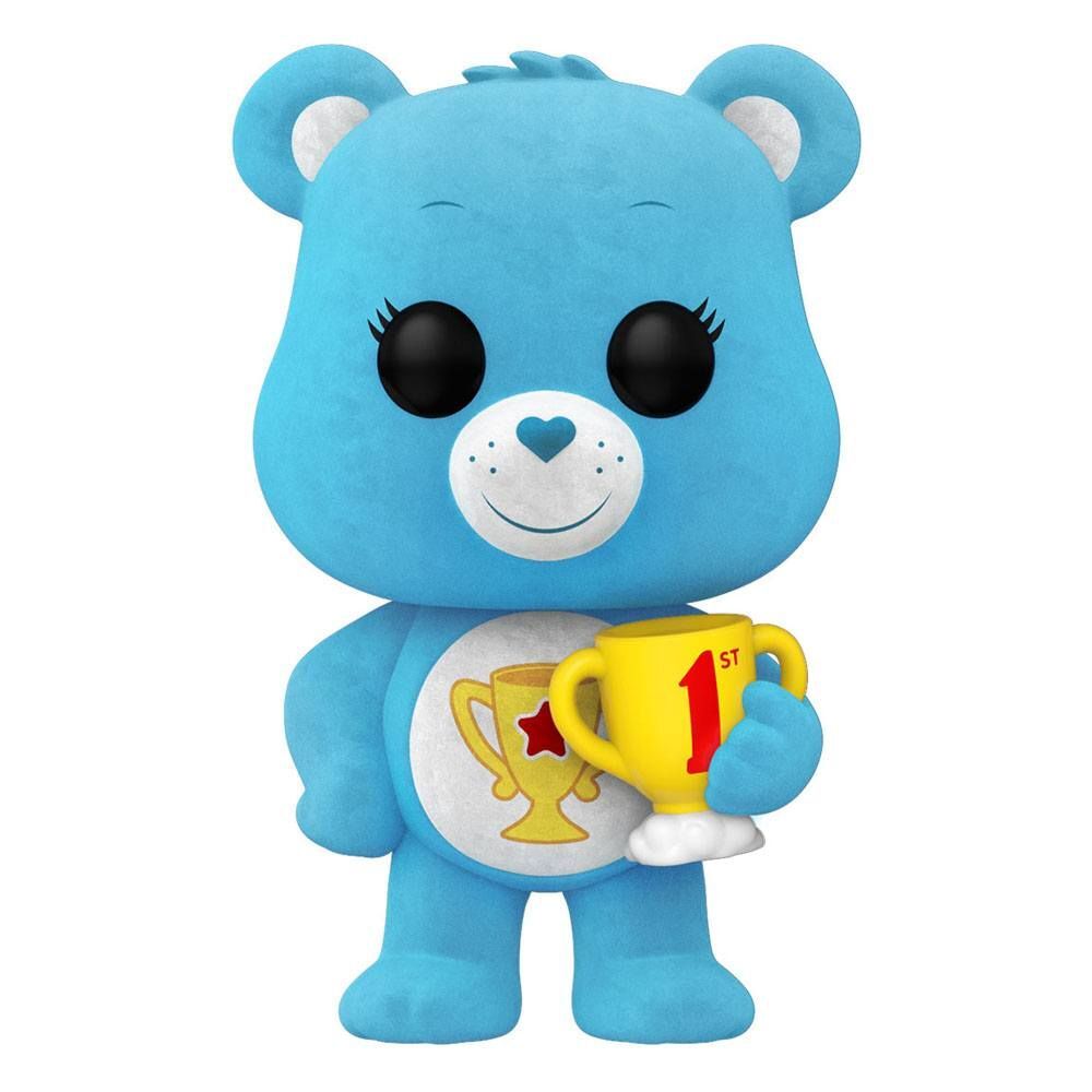 Care Bears 40th POP! Animation Vinyl Figure Champ Bear 9 cm - FLOCKED CHASE