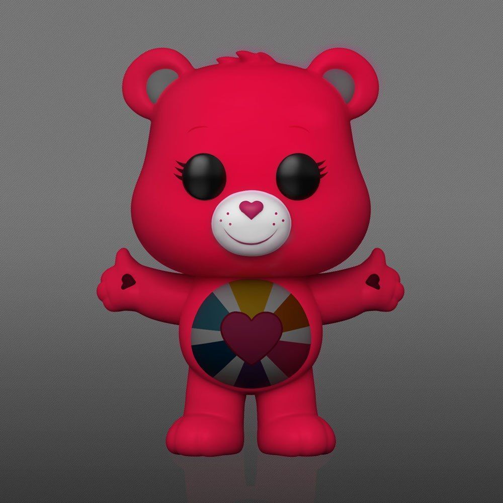 Care Bears 40th POP! Animation Vinyl Figure Hopeful Heart Bear 9 cm - GLOW CHASE