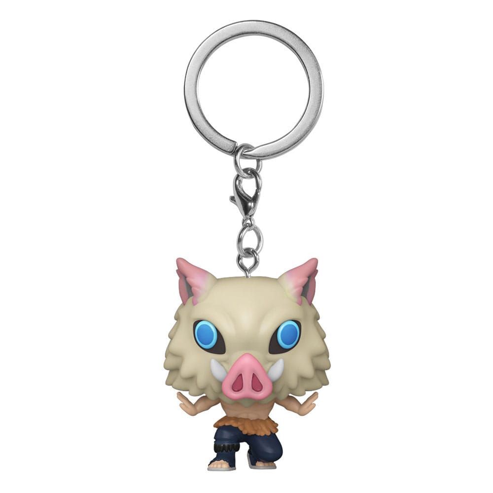 Demon Slayer Pocket POP! Animation Keychain Vinyl Figure Inosuke Hashibira (7th Form) 4 cm