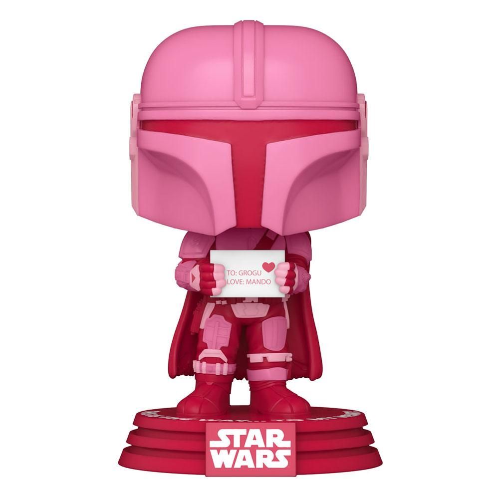 Valentines POP! Star Wars Vinyl Figure The Mandalorian 9 cm