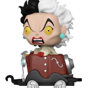 Disney Villains POP! Trains Vinyl Figure Cruella De Vil in Cart 9 cm
