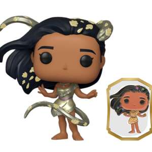 Disney Princess POP! Disney Vinyl Figure Pocahontas (Gold) with Pin (Funko Shop) 9 cm