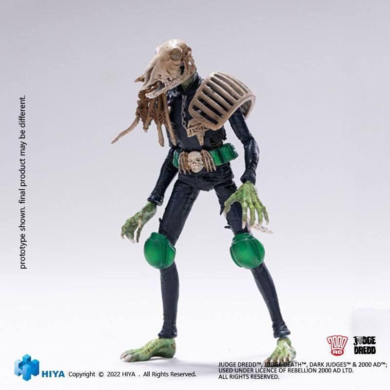 2000AD Judge Dredd 1/18 Scale Exquisite Mini Action Figure Judge Mortis 11 cm