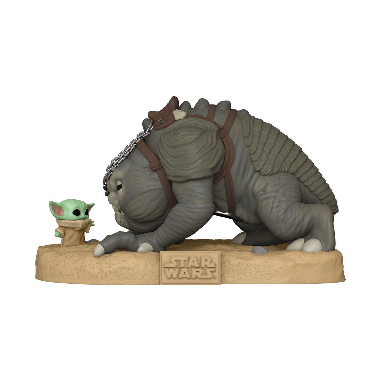 The Book of Boba Fett Super-Sized POP! Star Wars Vinyl Figure Grogu with Rancor 25 cm