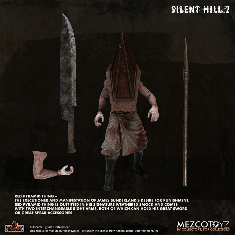 Silent Hill 2 5-Points Deluxe Action Figure Bubble Head Nurse & Red Pyramid Thing Boxset