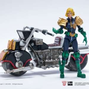 2000AD Judge Dredd 1/18 Scale Exquisite Mini Action Figure Judge Anderson and Lawmaster Mk II 11 cm
