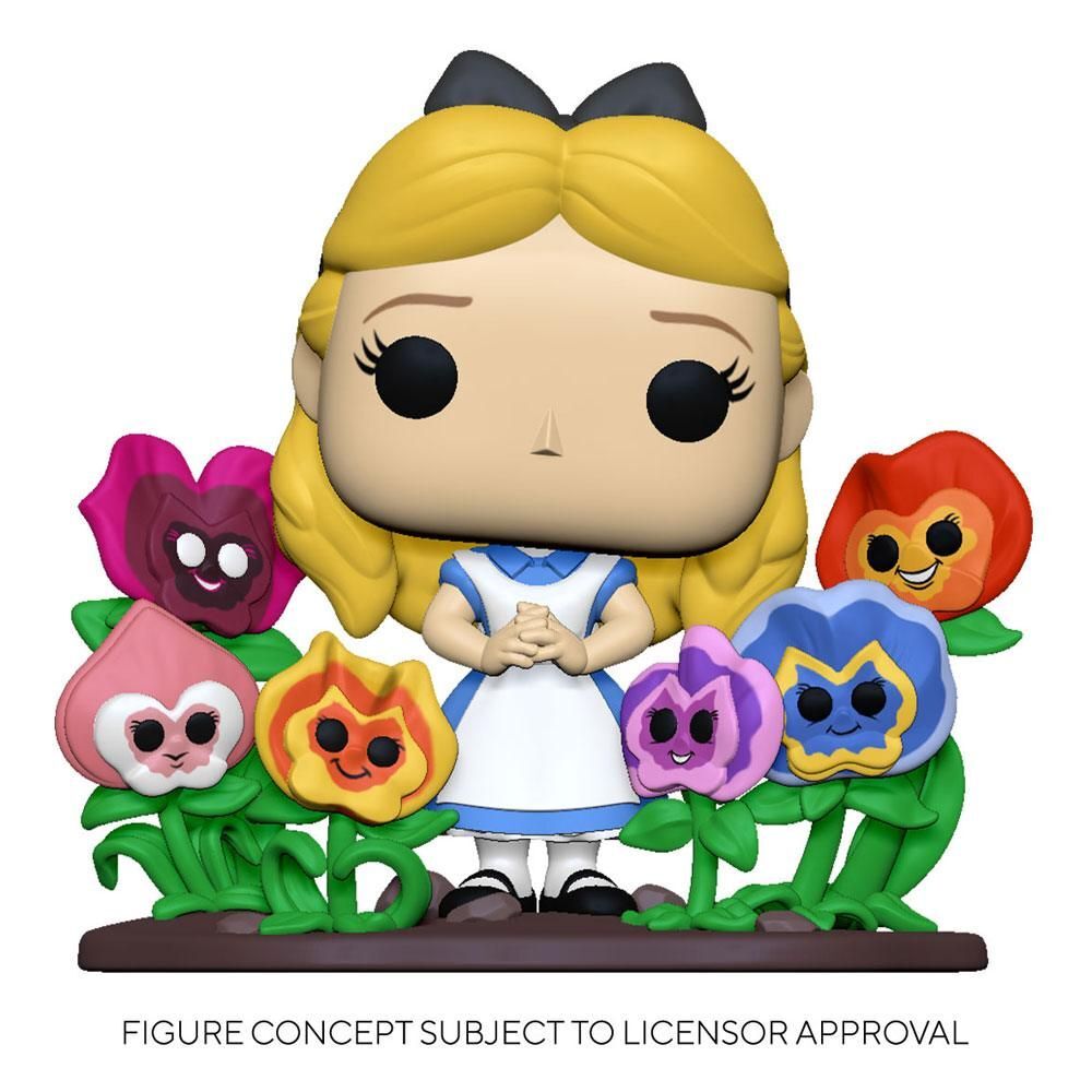 Alice in Wonderland 70th Deluxe POP! Disney Vinyl Figure Alice with Flowers 9 cm