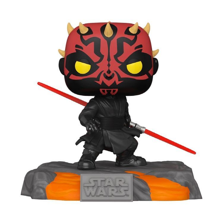 Star Wars Deluxe POP! Vinyl Figure Red Saber Series Vol.1: Darth Maul GITD 9 cm