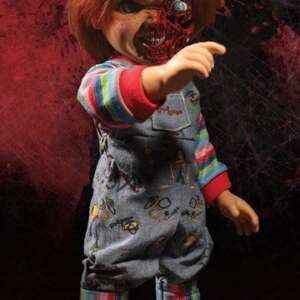 Childs Play 3 MDS Scale Talking Pizza Face Chucky 38 cm