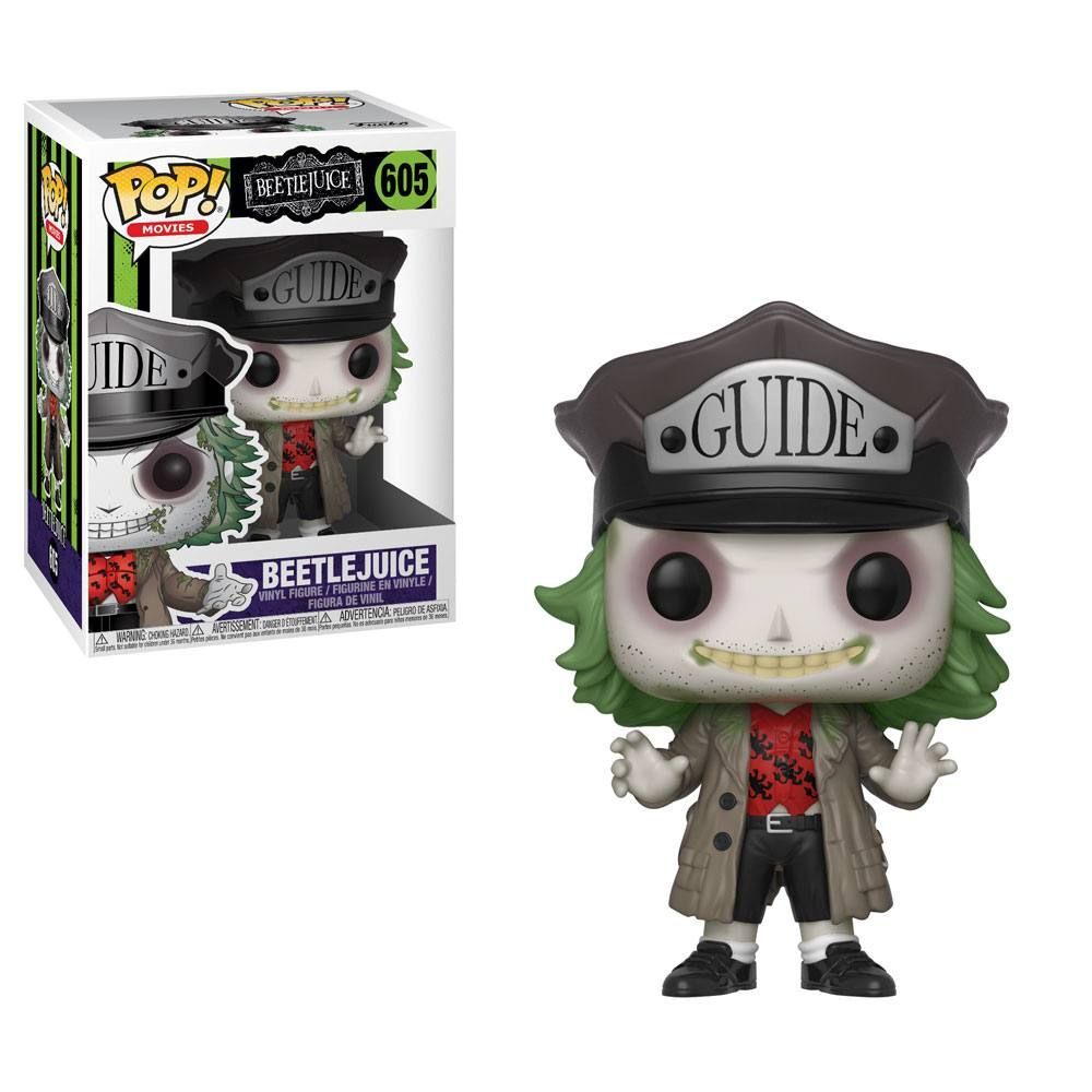 Beetlejuice POP! Movies Vinyl Figure Beetlejuice (Guide Hat) 9 cm