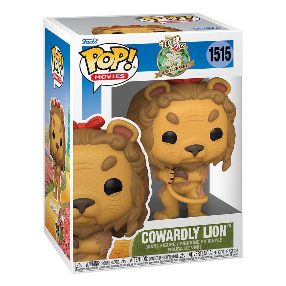 The Wizard of Oz 85th POP! Movies Vinyl Figure Cowardly Lion 9 cm