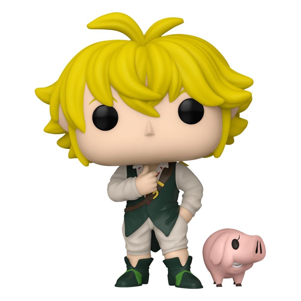 The Seven Deadly Sins POP! Animation Vinyl Figure Meliodas with Hawk 9 cm