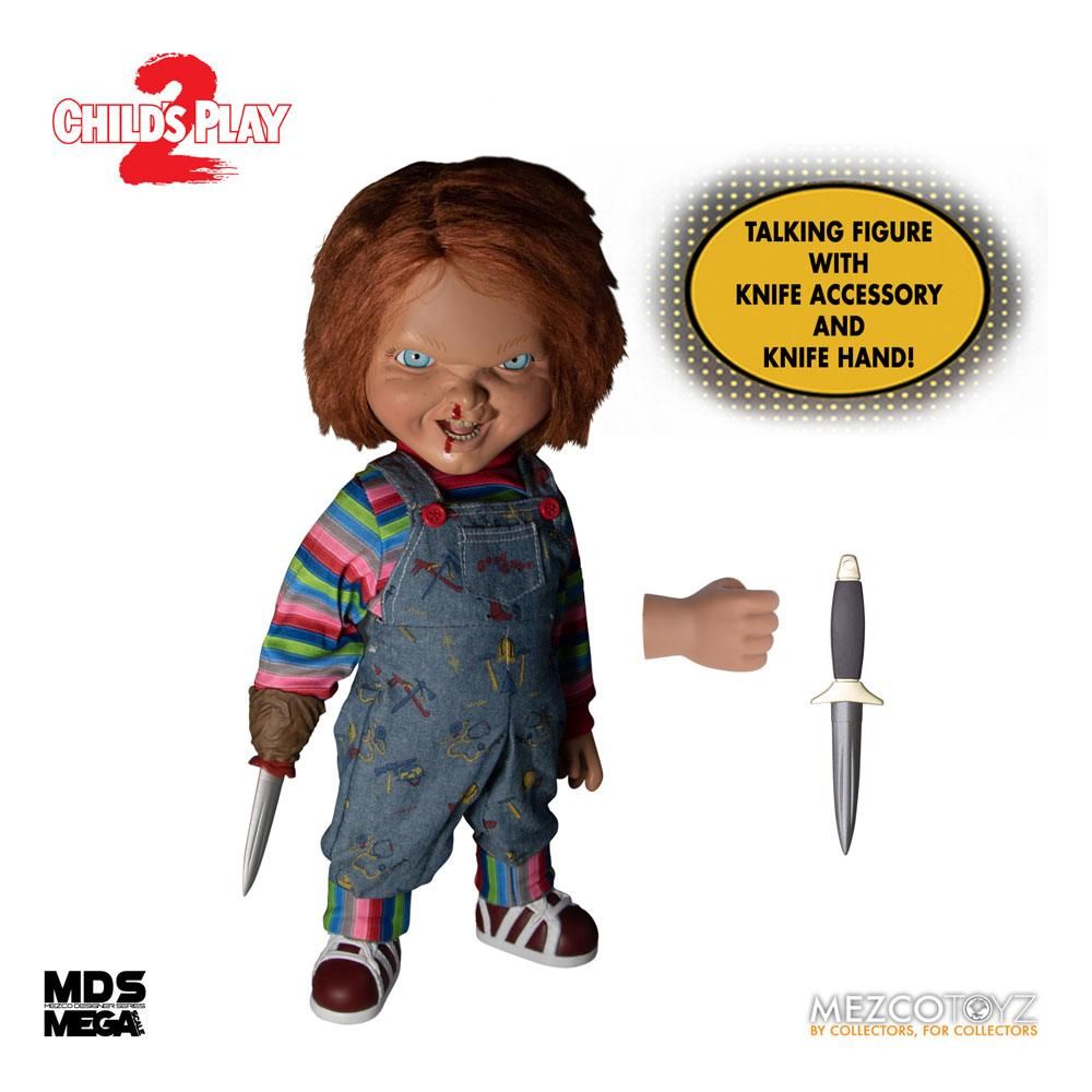 Childs Play 2 MDS Scale Talking Menacing Chucky 38 cm