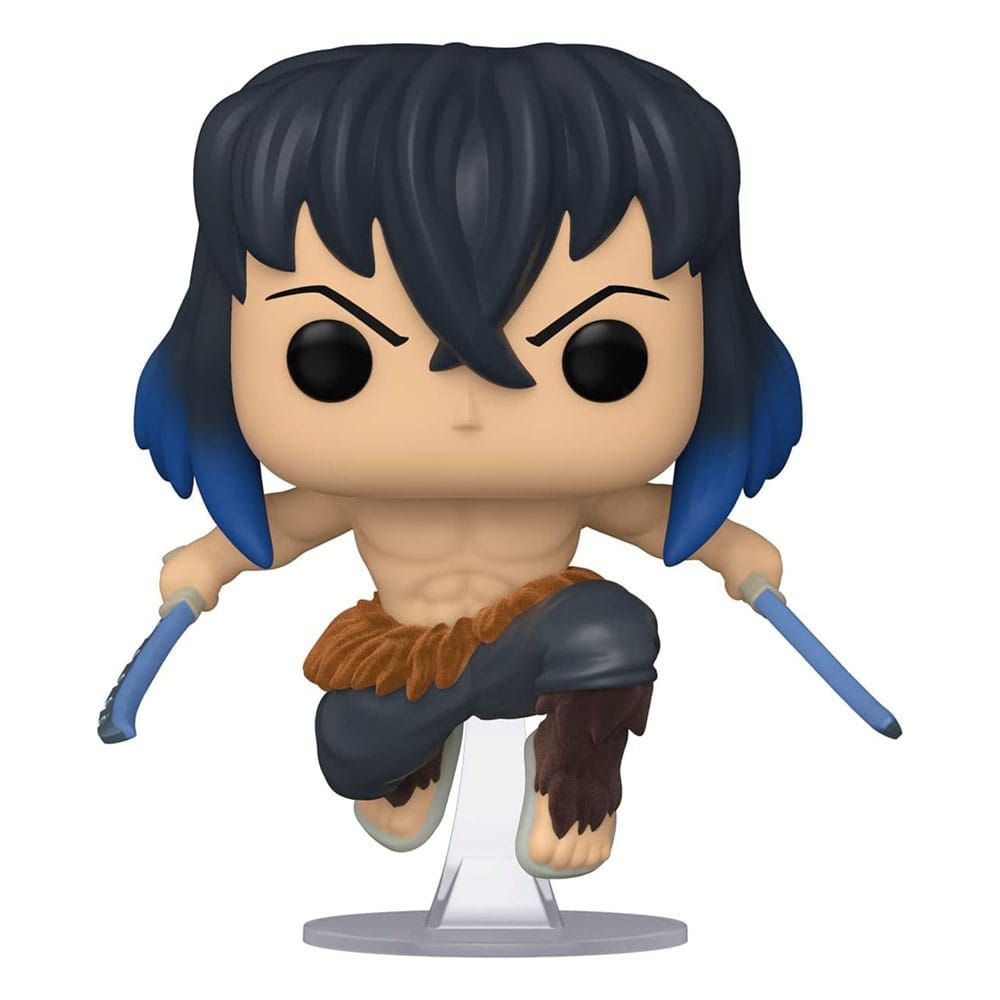 Demon Slayer POP! Animation Vinyl Figure Inosuke Hashibira (Flocked) 9 cm - CHASE VARIANT (inc ATV Protector)