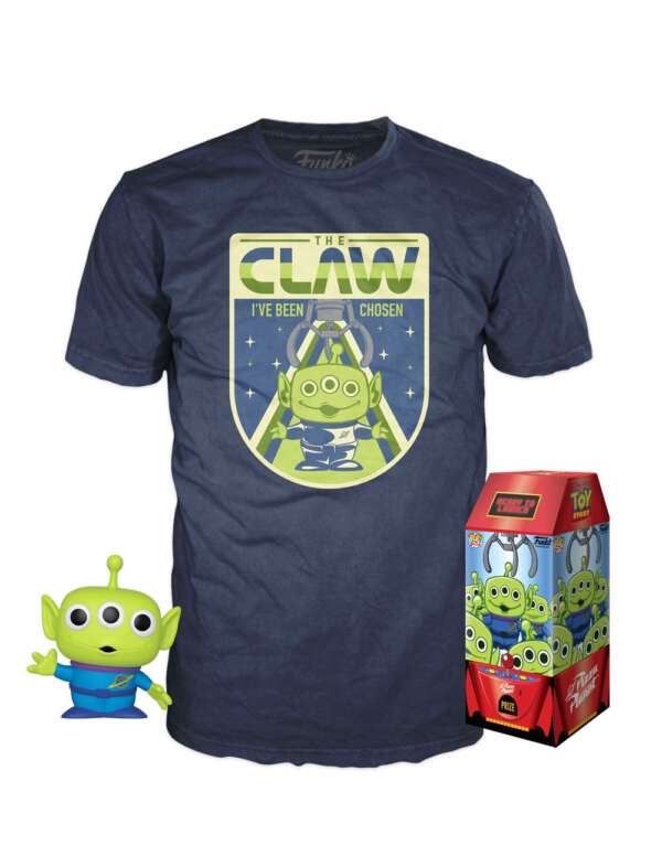 Toy Story POP! Disney Vinyl Figure & Tee Pack Alien GITD